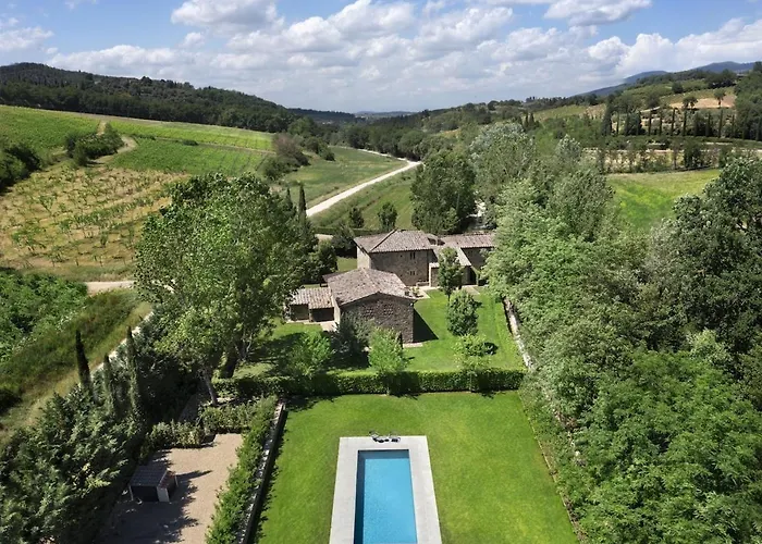 Elegant With Private Pool Inside Chianti Lamole